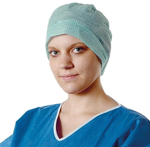 HARTMANN 9924643 Foliodress Cap Comfort Form OP-Hauben, Aqua, 100 Stück