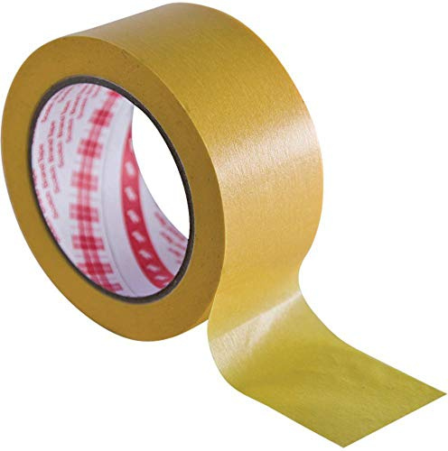 3M 2444850 Super Maler-Abdeckband 244, 48 mm x 50 m, 0,08 mm, Gold (6-er Pack)