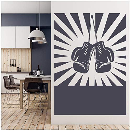 azutura Boxing Gloves Boxer Sports Wall Sticker available in 5 Sizes and 25 Colours Strawberry Red