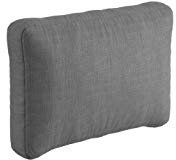 sunnypillow Palettenkissen mit abnehmbarem Bezug Palettenauflage Palettenpolster Palettensofa Sitzkissen Rückenlehne Indoor/Outdoor Seitenkissen 60x40x20/10cm Anthrazit