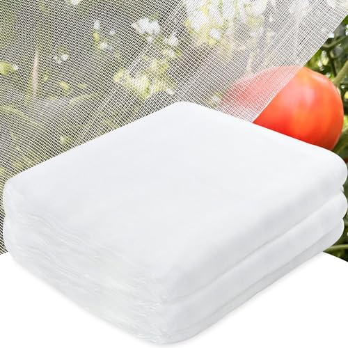 Filet Anti Insecte Potager, Filet Anti Insectes 3mx5m, Fine Filets Anti-Insectes Maille, Convient aux Fermes, Cours, Potagers, Jardins de Fleurs et Vergers