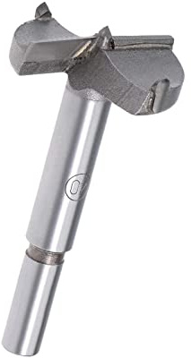 TA-VIGOR Forstner Drill Bit 40mm, Tungsten Carbide Wood Hole Saw Auger Opener for Woodworking Hinge Hole Drilling Boring Bit Cutter Gray