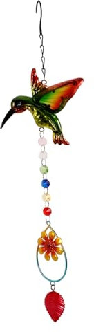 CANIGHT Hängender Glaskristall Vogel-Form Für Fensterdekoration Und Garten Kunstvolle Lichtreflexionen Romantische