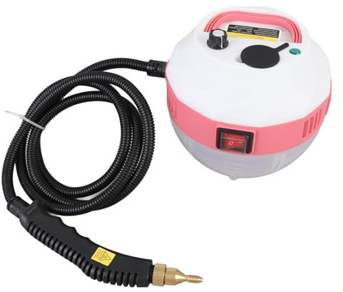 Limpiador a Vapor de Mano, Máquina de Limpieza a Vapor de Alta Temperatura Limpiador a Vapor de Mano con Cerradura de Seguridad para el Hogar, Baño, Cocina (Enchufe de la UE 220V)