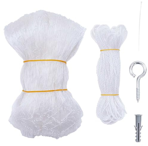vidaXL Katzennetz Transparent 3x2 m Nylon