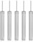 5 Pcs Extended Sim Card Removal Tool with Metal Texture, Stainless Steel Sim Ejector Tools, SIMs Card Pin for Watch and Small Mechanical, Universal SIMs Cards Tool for All Smartphone Models (Silver)