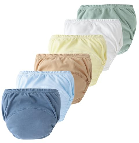 SEAUR Weiche Baumwoll Unterwäsche Baby Trainingshose Töpfchen Trainingsunterhosen Baby Wiederverwendbar Elegant 1-2 J