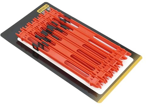 UncleS 10 x Angelschnur-Rigs-Aufwickler, Angelschnur, Wickelbrett, Schnurhalter, Angelzubehör, Schnurwickelplatte