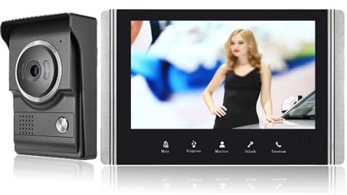FHSLKXIM Video Intercom System Wired Door Phone Doorbell Kits Indoor Outdoor Ir Camera For Villa House Apartment