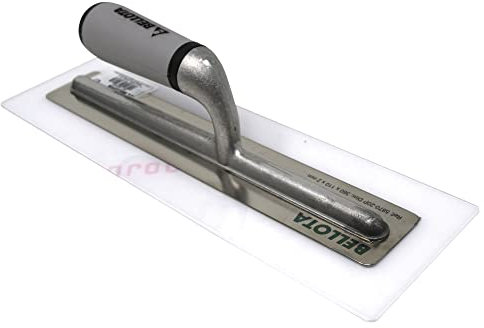 Bellota 587020P - Llana policarbonato 2 mm con mango abierto bimaterial para estuco y microcemento