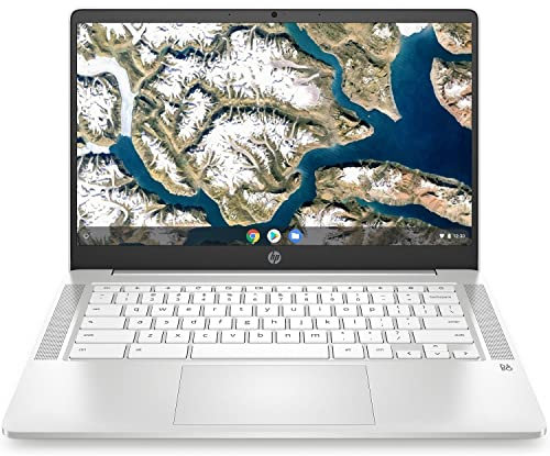 HP 14a-na0510sa 14 Chromebook - Intel® Pentium® Silver, 128 GB eMMC, White