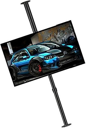 Fits 32-75inch LED Screen Display - LCD TV 360 Degree Rotating Frame Floor Stand Partition Wall Rotating Rack Rotating TV Cabinet Rotating Base, Adjustable Tilt Swivel TV Ceiling Mount (Size : 110-13