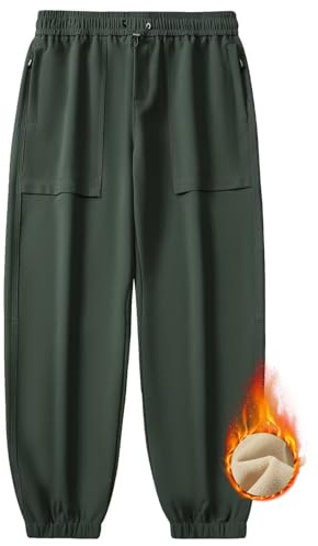 FLYGAGA Damen Wanderhose Wasserdicht Softshellhose Jogginghose Fleece Gefüttert Warm Winddicht Winterhose Skihose Thermohose Outdoorhose Trekkinghose Cargohose Herbst Winter