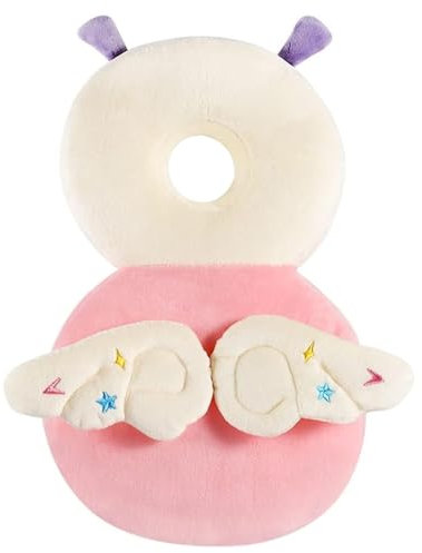 SEPSCO Protector Cabeza Bebe, Mochila Protectora Cabeza Bebé Anticaida Almohada Seguridad Protección Espalda Cojín Suave Ajustables Transpirable para Edad 4-24 Meses Bebé Aprende Gatear y Caminar