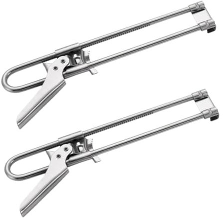 MAGICLULU 2piezas Abridor de Botellas de Acero Inoxidable Abrelatas Ajustable y Multifunción Abrebotellas Manual para Destapador de Vino y Botella Acero Inoxidable