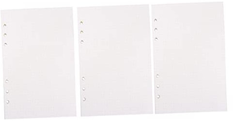 OFFSCH 135blätter Nachfüllpapier Loseblattpapier Notizbuch Nachfüllpapier Für Spiralhefte Tagebücher Zeichnen Skizzieren Schreiben