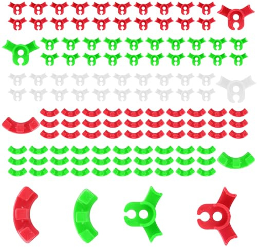Hainue 120 Stück Pflanzenbieger Clips Pflanzen Clips,90 Grad Low Stress Training Clips,Pflanzenklammern für Niedrige Belastung Pflanzenclips Zum Biegen von Pflanzenstämmen Ändern der Wuchsrichtung