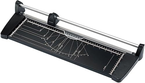 Taglierina per Carta impilabile A3, taglierina Multifunzionale, Strumento Portatile per Scrapbooking, Artigianato Domestico, con più Scale e Strisce di Pressione di Collegamento.