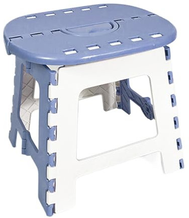 Qfdiwr Klappbarer Tritthocker, Multifunktionaler Camping Hocker, Kompakter Anti-Rutsch Klapphocker für Camping, Outdoor, Küche, Wandern & Bettennische