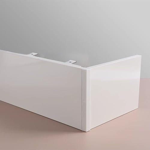 Vorhangrahmen für Rollos, 1,8 m, Aluminiumlegierung, stilvolle Verdunkelung, Wand-/Deckenmontage, keine Schienen im Lieferumfang enthalten, elegante Volant-Box-Lösung