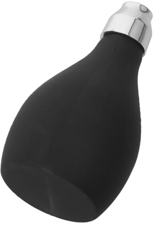 LOLIPPYY Pulverizador de Polvo para Barber, Botella Recargable de 100Ml de Material Flexible Negro, Fácil de Usar y Reutilizable para Peluquería y Cuidado Personal