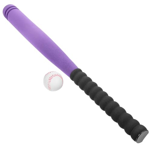 FUNOMOCYA Béisbol Suave para Niñas con Bate Pelota de Goma Set Infantil Ligero para Actividades al Aire y Educativos Color Aleatorio Color Aleatorio