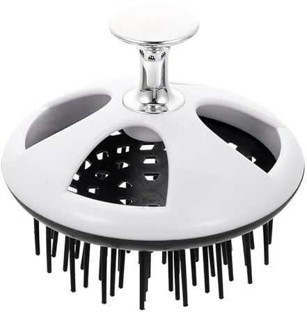 VILLCASE Kopfhautmassagegerät und Verschleißfeste Kopfhautbürste aus Sicherem Material Kompakt und Leicht für Tägliche Reinigung und Peeling Geeignet für Haartypen für Zuhause und Reisen