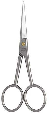 Vitry Shiny Stainless Steel Mustache Scissors, 14 cm