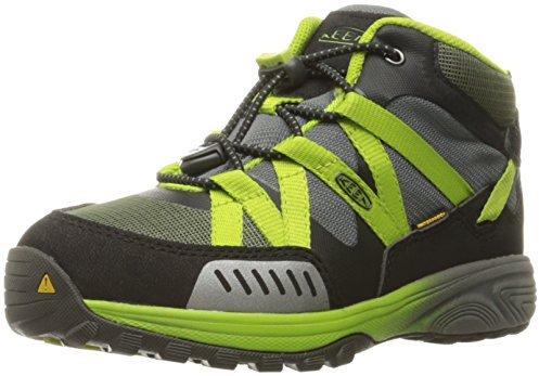 KEEN unisex-barnskor mångsidig skena Mid WP C 1015202 pojkar och flickor vandringsskor, vandringskängor, stövlar, - Bränd oliv ara - 35 EU