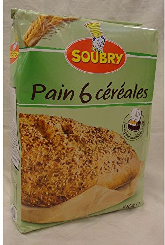 Soubry Pain 6 Céréales 5000g Packung (Vollkornbrot Mehl)