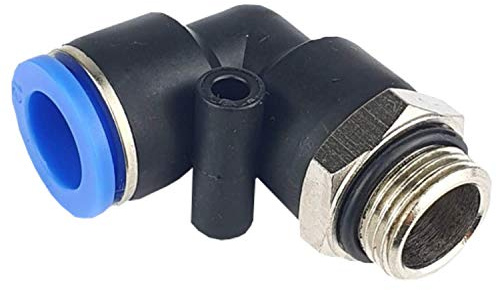 Pneumatik Winkel-Steckverschraubung - Push In Steckverbinder - zylindrisch - (G 1/4 x 10mm)