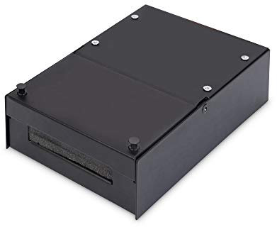 DIGITUS Scatola di giunzione - 4 porte - Per moduli Keystone - Alloggiamento per montaggio a superficie del punto di consolidamento - Scatola di giunzione di rete - Nero