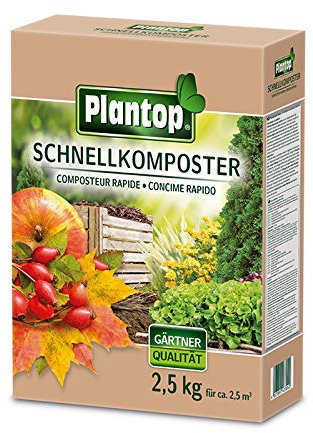 PLANTOP Schnellkomposter 2,5 kg NPK-Dünger Kompostbeschleuniger Rottebeschleuni