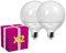 Superia LED E27 Bombilla Globo, 22W (160W Equivalente), Luz Fría 6000K RA80, Luminosidad 2178 lúmenes, G120 cubierta opal, Casquillo Edison, Ahorro de Energía, Sin Parpadeo, GL25F 2 Pièces