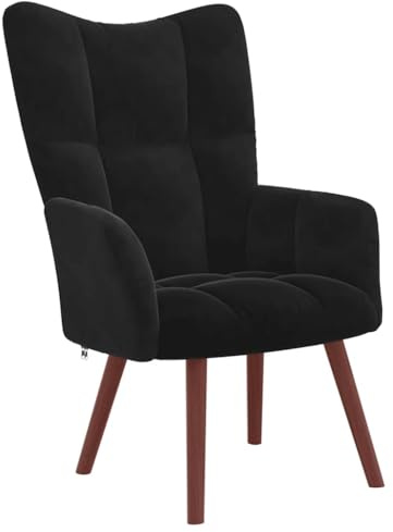 vidaXL Relaxsessel Schwarz Samt