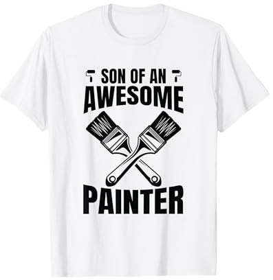 Peintre en bâtiment Fils Compagnon Artisanat Garçons T-Shirt
