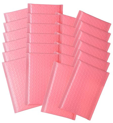 50 Stück Pinke Luftpolstertasche Verpackungsumschläge Gepolsterte Versandtaschen Versand Mailer Pinke Bubble-mailer Kleiner Bubble-mailer Sport Verdicken Schaumstoffbeutel