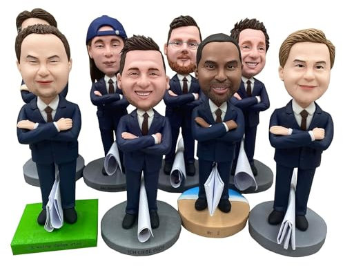 RODMAIE Individuelle Guy Wackelkopf-Puppe, vollständig anpassbare Wackelkopf-Puppe für Kerl, personalisiertes Wackelkopf-Geschenk für Männer, Freund, Geburtstagsgeschenk, NWW24022604A