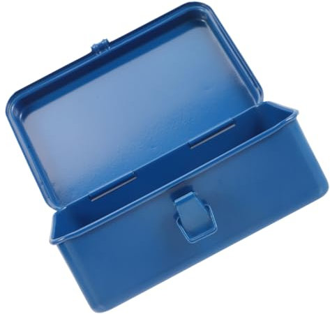 jojofuny Kasten Werkzeugkasten Werkzeugkästen Retro-Werkzeugkiste Schraubenorganisator Organisatoren und Aufbewahrung Toolbox-Organizer Metall Eisenbox Aufkleber