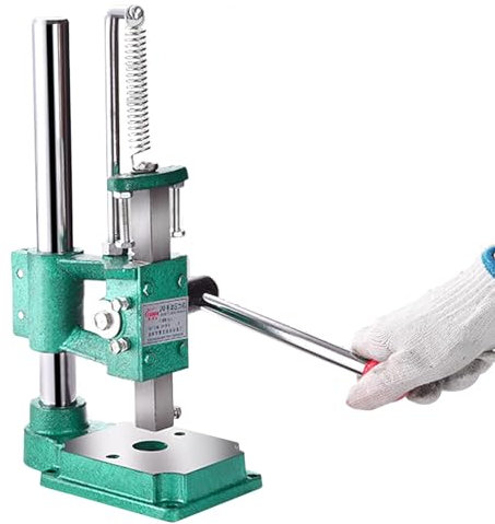 Outil De Presse D'arbre De Machine De Presse De Poinçonnage à Main, Pour Le Sertissage Formant La Torsion De Coupe Du Traitement Du Plastique En Aluminium En Bois - Press(Size:320KG,Color:Tête carrée)