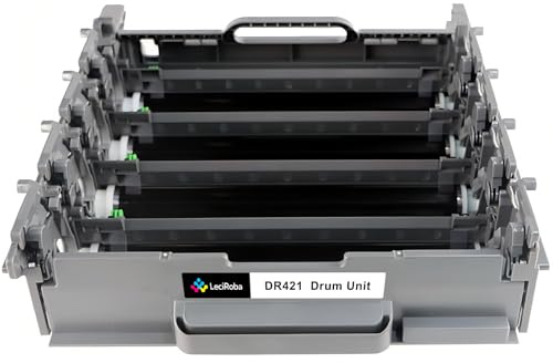 LeciRoba DR421CL per Brother DR421CL DR-421CL Tamburo, Utilizzare con Brother DCP-L8410CDW DCP-L8410CDWT HL-L9300CDWTZ HL-L9310CDWMT MFC-L9570CDWMT MFC-L9570CDWMT-L9570CDWTSP (BK/C/C/Y)