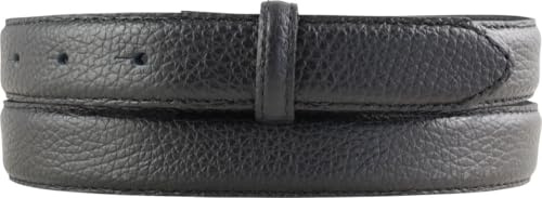 BELTINGER Gürtel mit Pigmentprägung und Steppnaht ohne Schnalle 2,5 cm | Modischer Ledergürtel für H-Schnalle 25mm Damen Herren | Gürtel mit Muster 3cm