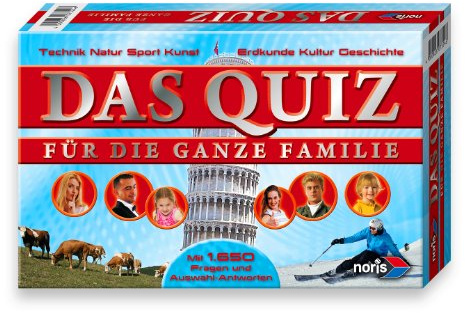 noris 606107324 - Das Quiz ab 10 Jahren mit 1.650 Fragen