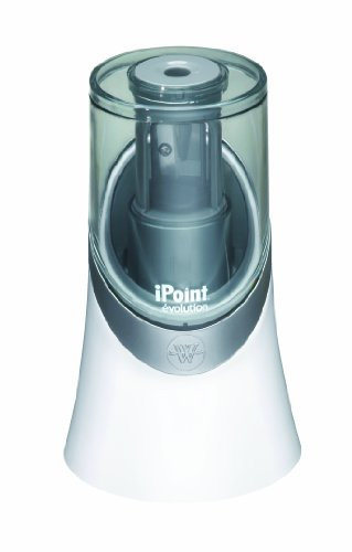 Westcott E-55031 00 iPoint évolution elektronischer Anspitzer, weiß