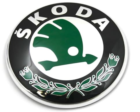 Skoda 3U0853621B MEL, emblem, logo, front bonnet badge