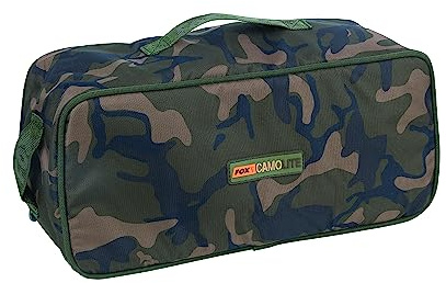 Fox Camolite Brew Kit Bag - Campingset zum Tee & Kaffee Kochen, Campinggeschirr, Trinkbecher & Flasche zum Karpfenangeln