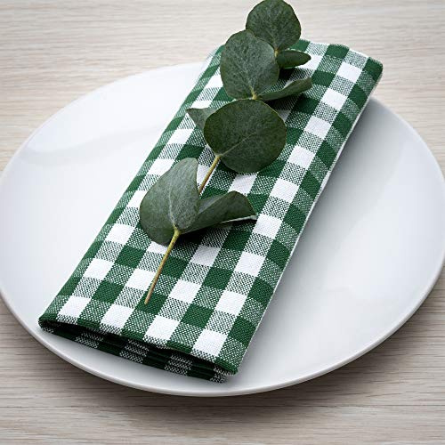FILU Serviettes de Table en Tissu – Paquet de 4 (100% Coton) (Couleur et Design au Choix) 45 x 45 cm