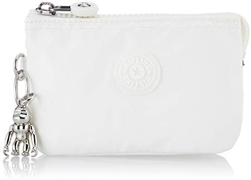 Kipling Damen Creativity S Münzbörse Weiß (White Metallic)