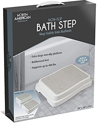 North American Welllness - Bath Step – Step Safely into Bathtubs