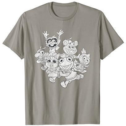 The Muppets Muppet Babies Mono Group T-Shirt